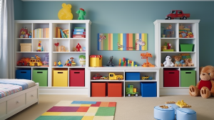 Efficient Kids' Room Storage